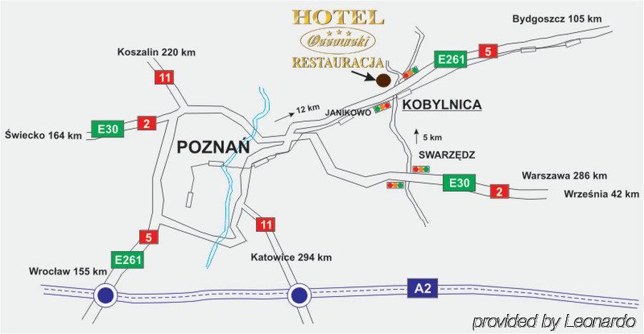 Hotel Ossowski Сважендз Экстерьер фото